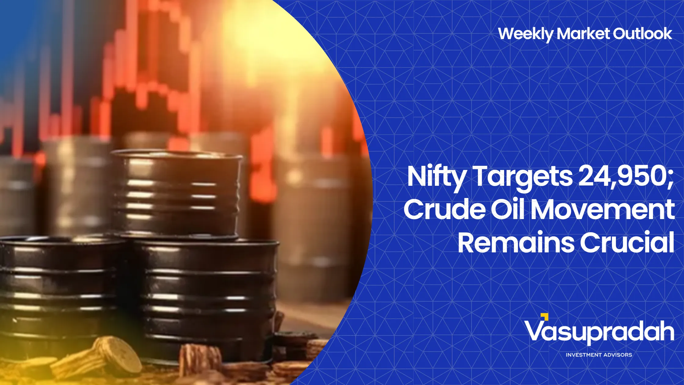 Nifty Targets 24,950; Crude Oil Movement Remains Crucial